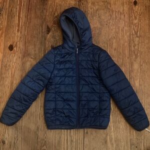 Cat & Jack Dark Blue Puffer Fleece Jacket